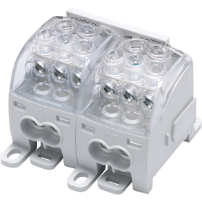 Distribusjonsblokk Al/Cu 1x35mm²/1x16mm²/3x16mm²/2x25mm² PDB 210 Gr x2