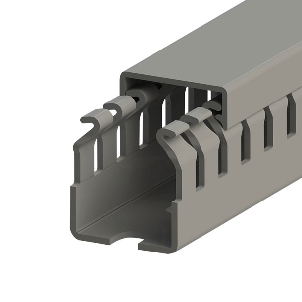 Kabelkanal gr slisset 4/6/4 B25H30