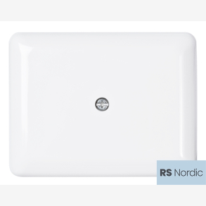 RS Renhvit koblingsboks pvegg med 6 klemmer.