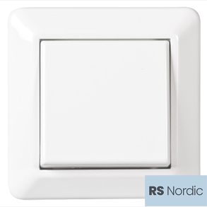 RS Renhvit vekselvender med hutigklemme,benyttes der det er behov for styring av lyset fra to steder