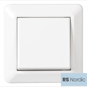 RS Renhvit kryssvender med hurtigklemme, benyttes for betjening av lyset p flere enn to steder