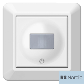 RS Nordic EasyPIR 10A Universal er en elektronisk bevegelsesdetektor for montering i veggboks