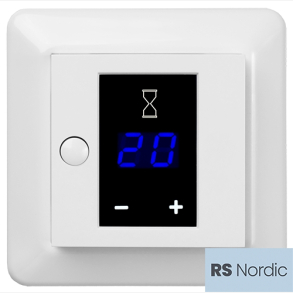 RS Nordic Display timer, benyttes til kaffetrakter, vifter, strykejern, lys etc.