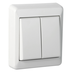 RS Polarhvit/6-6 P bryter  PH