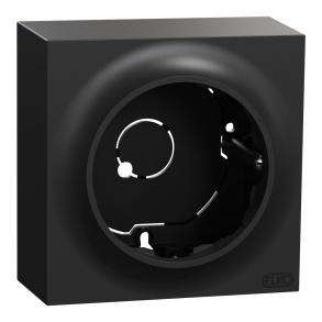 ELKO One - Enkel pveggskappe hy sort