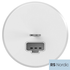 RS Renhvit DCL uttak for takboks, benyttes der det er tiltenkt en lampe i taket.