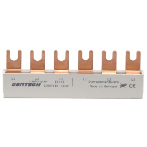 For lastbryter + Centech overspenningsvern 3P. 16mm�.