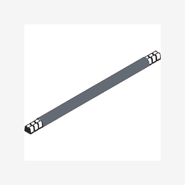 Lask enkelisolert 10mm&sup2; 26,5cm gr