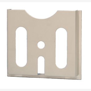 Holder for kursfortegnelse for innfesting i skapdr, gr