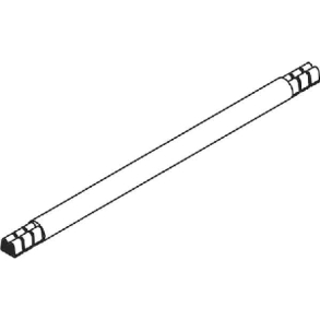 Lask enkelisolert 10mm² 26,5cm bl