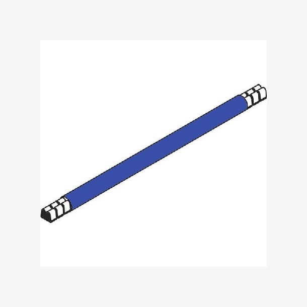 Lask enkelisolert 10mm&sup2; 40cm bl