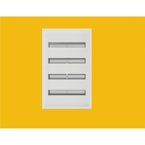 Fordelingsskap 4 rader 72 mod. bredde 40, dybde 10