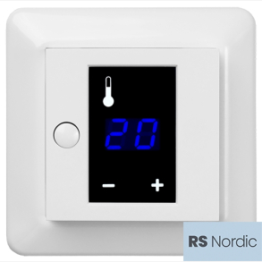 RS Nordic display termostat 3600W godt egnet for  styre varmekabler eller folie.