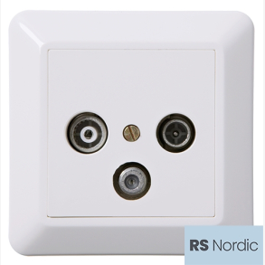 RS Nordic multimediakontakt 8dB for stjerneanlegg