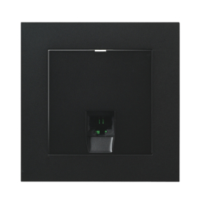 ELKO Plus modularuttak 1XRJ45 kat.6 UTP, LSA terminering, for innfelling, aluminium