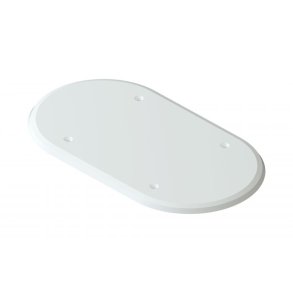 R-LINE VEGGLOKK 2 KAMMER HVIT