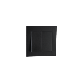 Bryter innfelt Sort Dobbel endevender