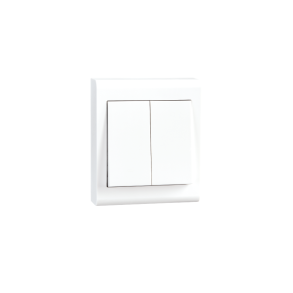 Bryter pvegg Hvit Dobbel endevender