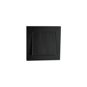 Bryter innfelt Sort 1+1+1