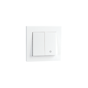 Bryter innfelt Hvit 2+1