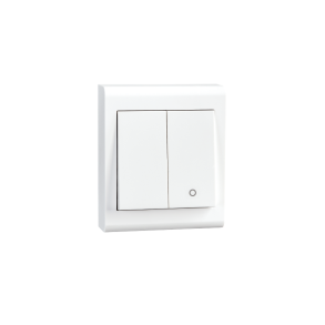 Bryter pvegg Hvit 2+1