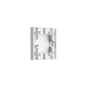 Pveggskappe Hvit Dobbel stikkontakt